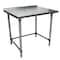 Bk Resources Stainless Steel Work Table With Open Base, 1.5" Rear Riser 36"Wx30"D VTTROB-3630 - alternate 1